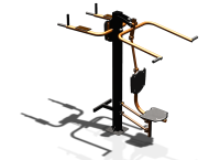 Уличный тренажер "Верхняя тяга Брусья Пресс" УТ339 в Костроме