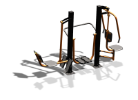 Уличный тренажер "Жим ногами Шагомер Жим от груди" УТ333 в Костроме