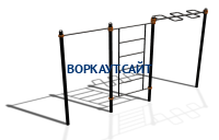 Спортивный комплекс воркаут ВС-129 в Костроме