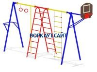 Гимнастический комплекс с баскетбольным щитом МАФ 3001 в Костроме