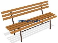 Лавочка со спинкой МАФ 1604 в Костроме