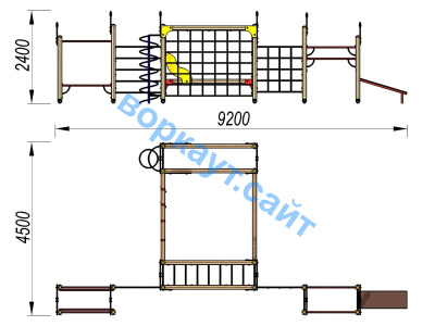 Детский спортивный комплекс ДСК 3102 в Костроме