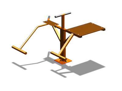 Уличный тренажер "Пресс Гиперэкстензия" УТ327 в Костроме
