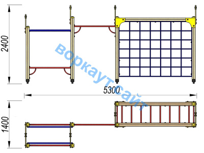 Детский спортивный комплекс Атлет ДСК 3106 в Костроме