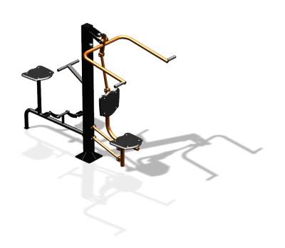 Уличный тренажер "Верхняя тяга Вело" УТ340 в Костроме