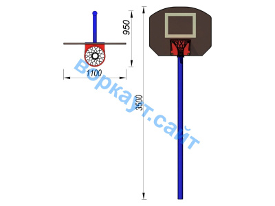 Баскетбольный щит СИО 3510 в Костроме