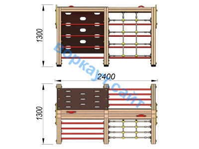Детский спортивный комплекс ДСК 3203 в Костроме
