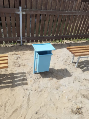 Урна с крышкой МАФ 1631 в Костроме