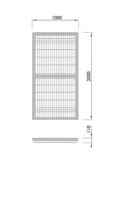 Калитка спортивной площадки МАФ 5105 в Костроме