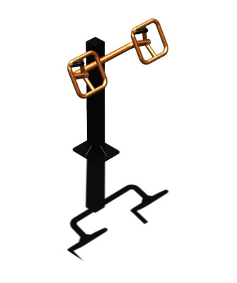Уличный тренажер "Штурвал одинарный" УТ 122 в Костроме