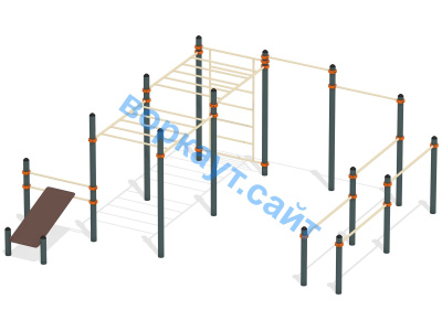 Спортивный комплекс воркаут ВС-50 в Костроме