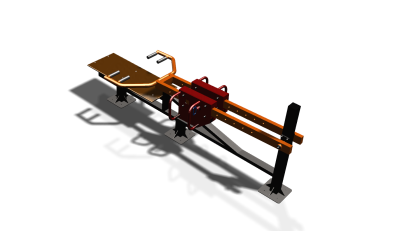 Силовой уличный тренажер  "Жим лежа"  УТ411 в Костроме