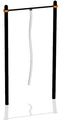 Турник с гимнастическим канатом ВС-34 в Костроме