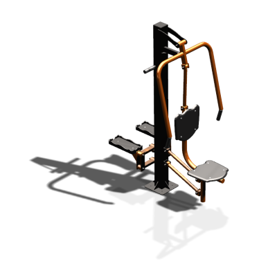 Уличный тренажер "Жим от груди Степпер" УТ342 в Костроме