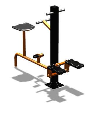 Уличный тренажер "Вело Степпер" УТ319 в Костроме