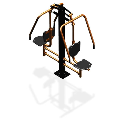 Уличный тренажер  "Жим от груди двойной" УТ204 в Костроме