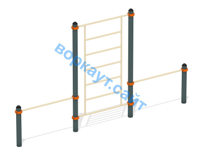 Шведская стенка с перекладинами ВС-13 в Костроме