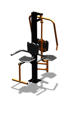Уличный тренажер "Жим от груди Флекс" УТ324 в Костроме