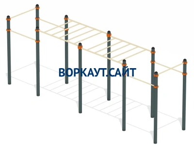 Воркаут рукоход с турниками ВС-23 в Костроме