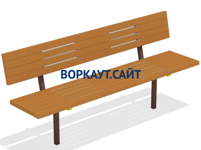 Диван уличный МАФ 1608 в Костроме