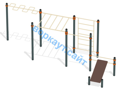 Спортивный комплекс воркаут ВС-45 в Костроме