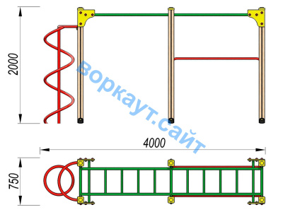 Детский спортивный комплекс ДСК 3104 в Костроме