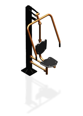 Уличный тренажер "Жим от груди одинарный" УТ 111 в Костроме