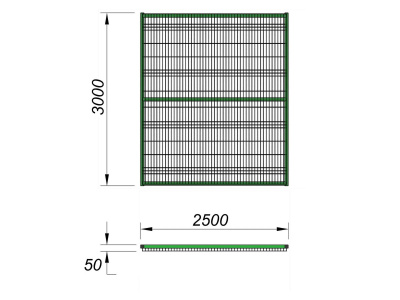 Ограждение спортивной площадки 2500х3000 МАФ 5103 в Костроме