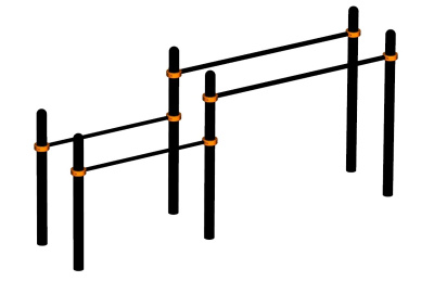 Брусья разновысокие ВС-15 в Костроме