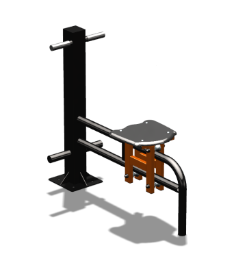 Уличный тренажер "Каталка одинарная" УТ 123 в Костроме