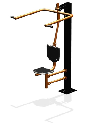 Уличный тренажер "Верхняя тяга одинарный" УТ 114 в Костроме