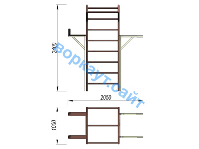 Детский спортивный комплекс 3 в 1 ДСК 3103 в Костроме