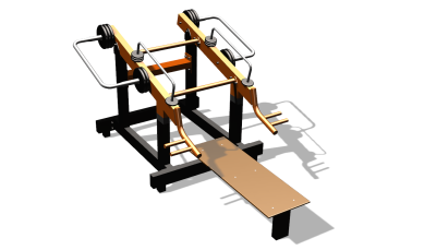 Силовой уличный тренажер  "Жим от груди"  УТ422 в Костроме
