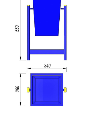 Урна МАФ 1630 в Костроме