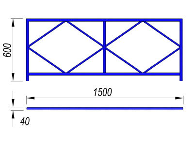 Ограждение площадки МАФ 5001 в Костроме