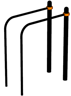 Воркаут брусья приставные ВС-39 в Костроме