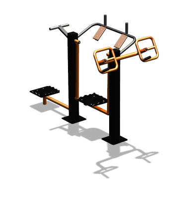 Уличный тренажер "Штурвал Пресс Супертвистер" УТ301 в Костроме