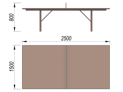 Теннисный стол МАФ 3517 в Костроме
