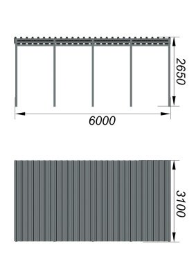 Теневой навес трибун МАФ 4130 в Костроме