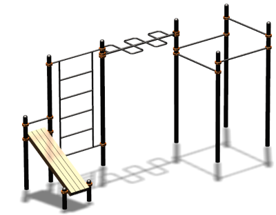 Спортивный комплекс воркаут ВС-74 в Костроме